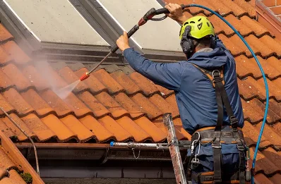 Démoussage et hydrofuge de toiture à Briollay
